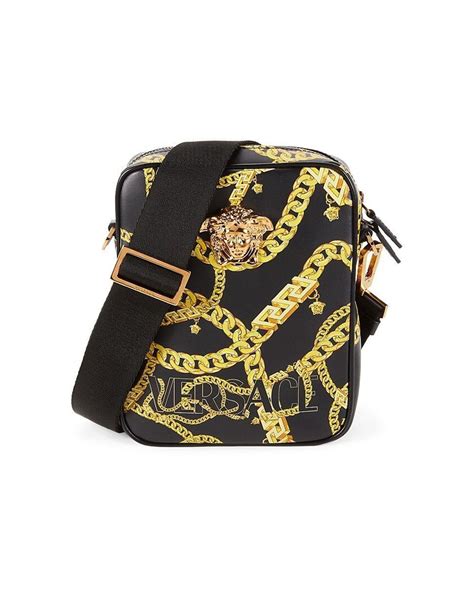 versace collection logo belt|Versace crossbody bag men's.